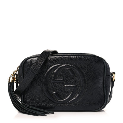 Gucci Pebbled Calfskin Mini Soho Disco Bag Black 1 of 9