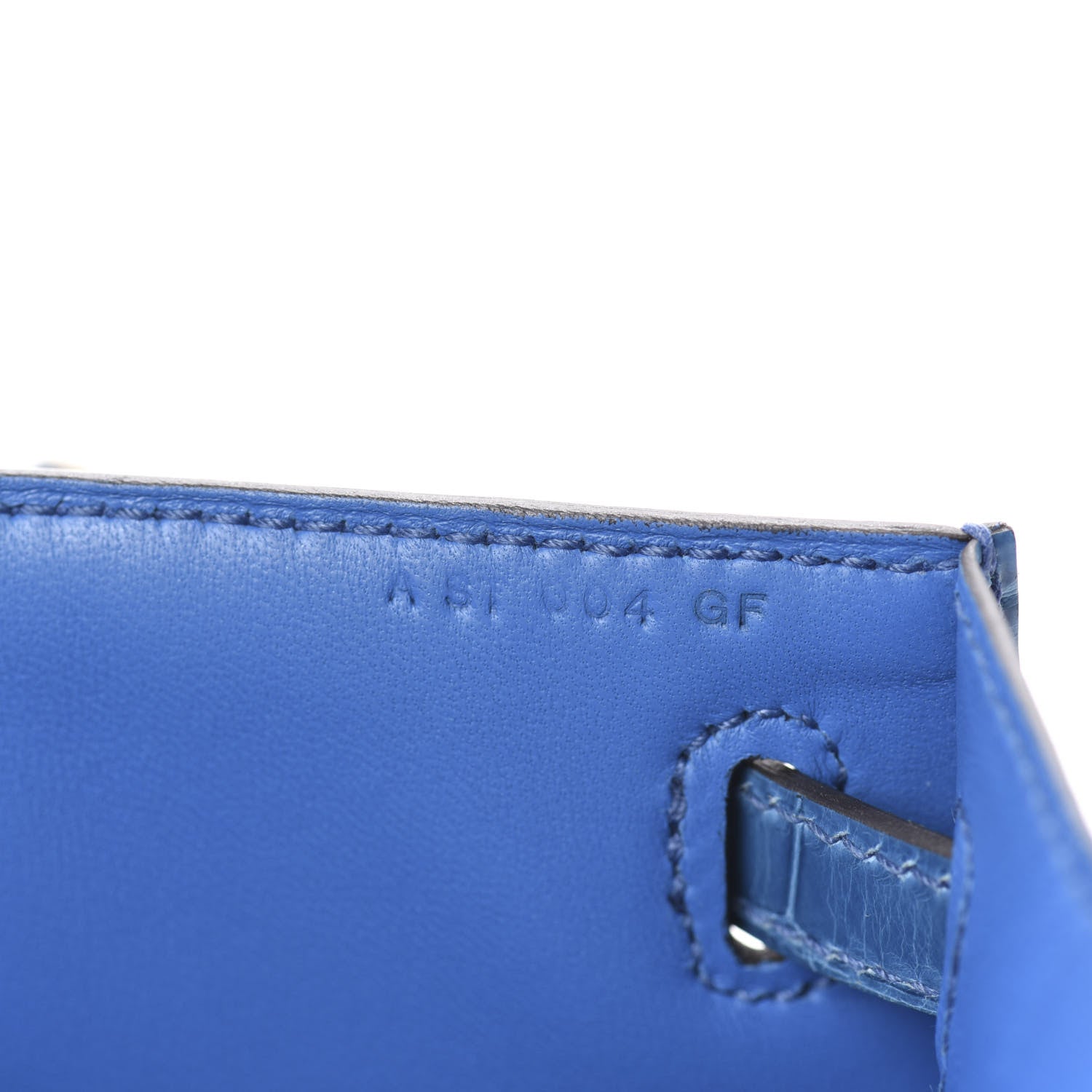 Hermes Shiny Alligator Kelly Pochette Mykonos 16 of 31