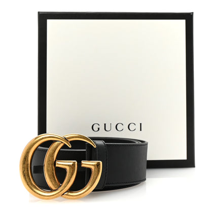 Gucci Calfskin Double G 40mm Belt 80 32 Black 6 of 6