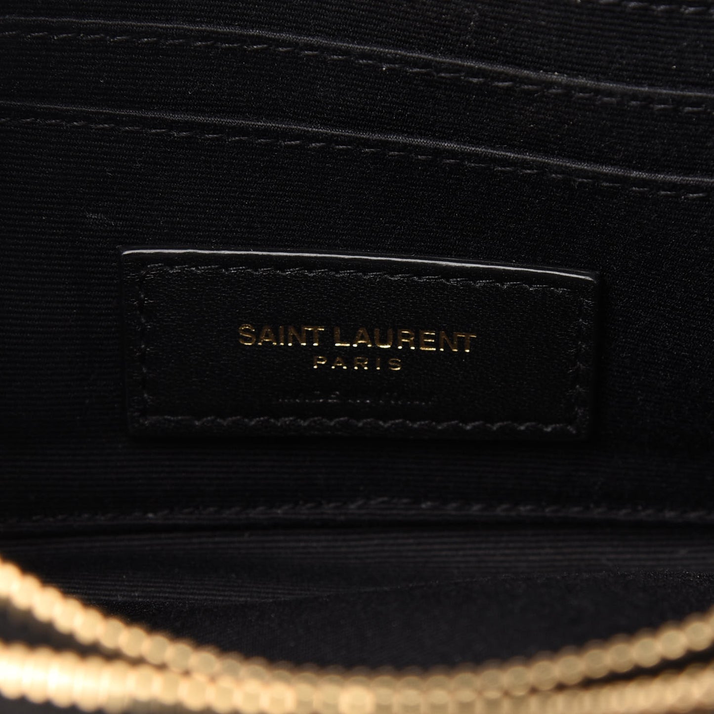 Grained Lambskin Quilted Mini Becky Double Zip Bag Black