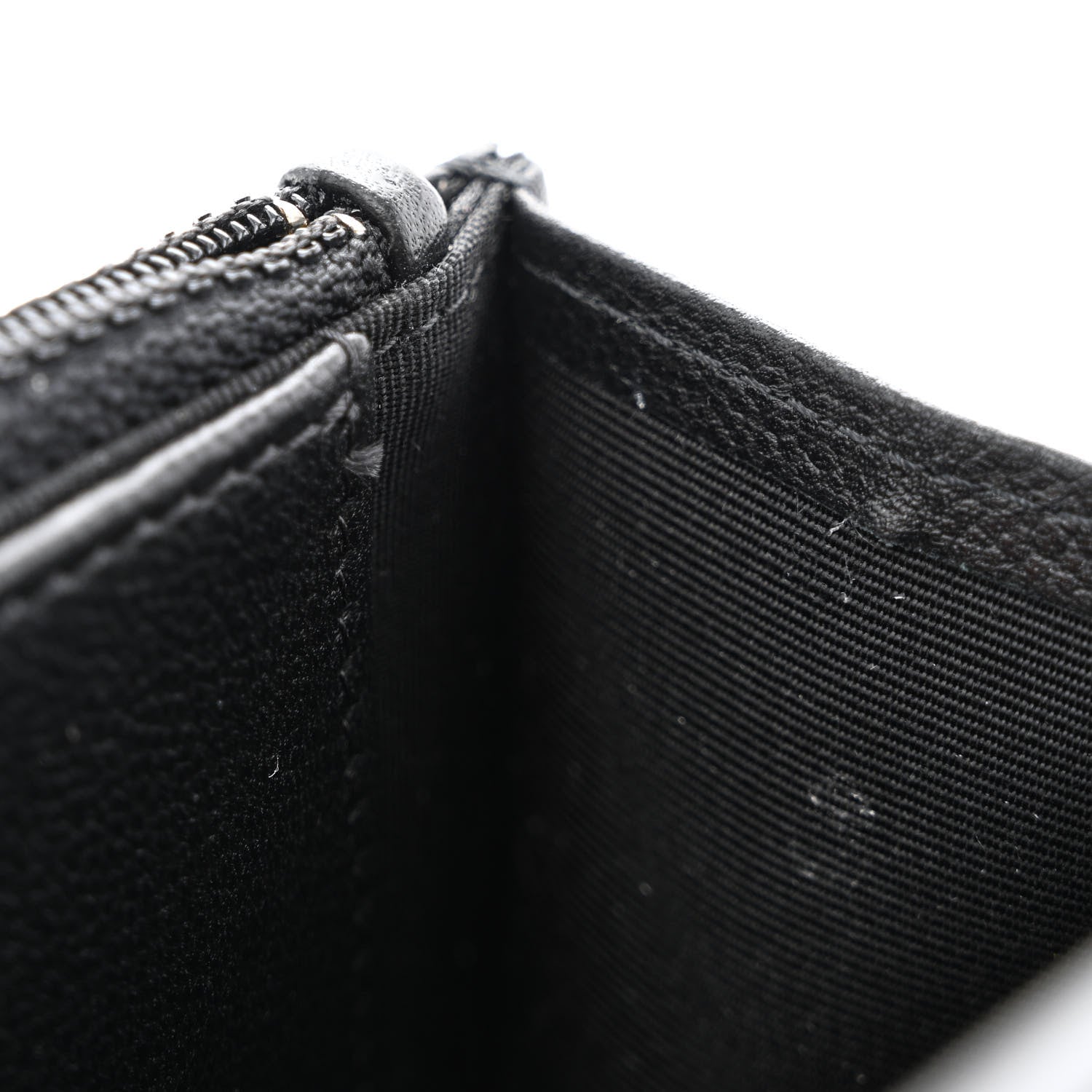 Chanel Grained Calfskin Quilted CC Box Wallet On Chain WOC Black 12 of 13