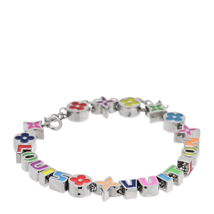 Louis Vuitton Metal Enamel Monogram Party Bracelet Multicolor 1 of 3