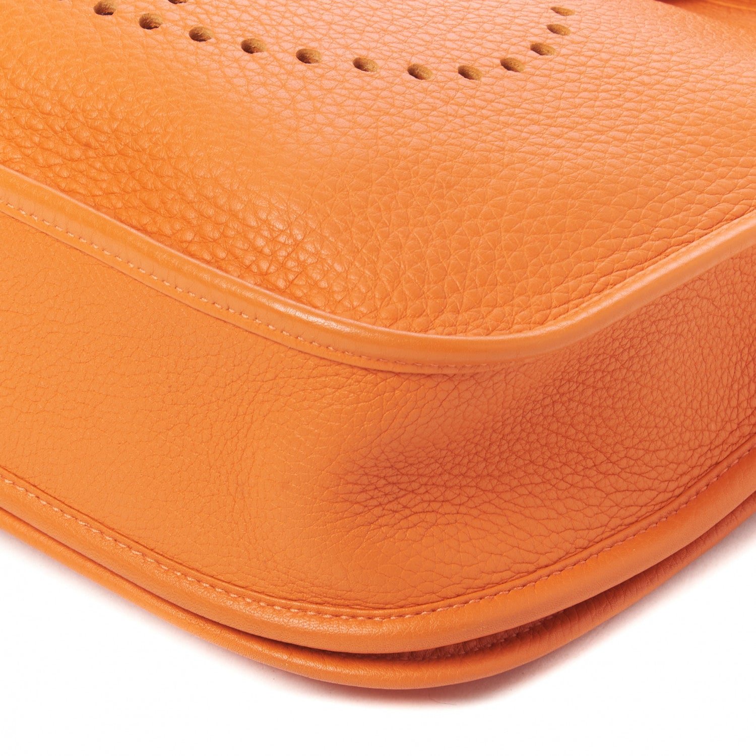 Hermes Taurillon Clemence Evelyne III PM Orange 5 of 8