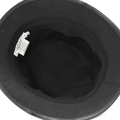 Hermes Linen Deerskin Fedora Hat 58 Black 7 of 12