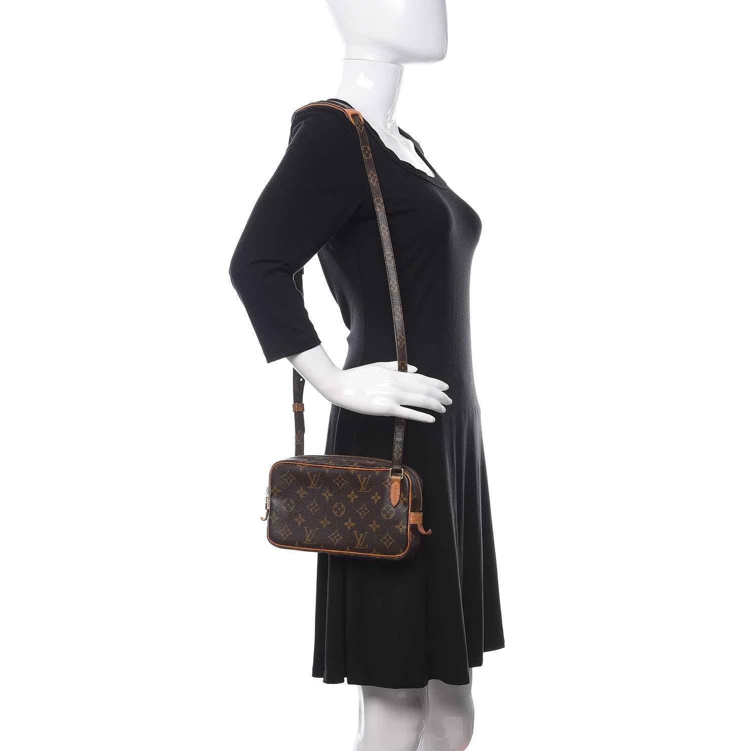 Louis Vuitton Monogram Pochette Marly Bandouliere 2 of 9