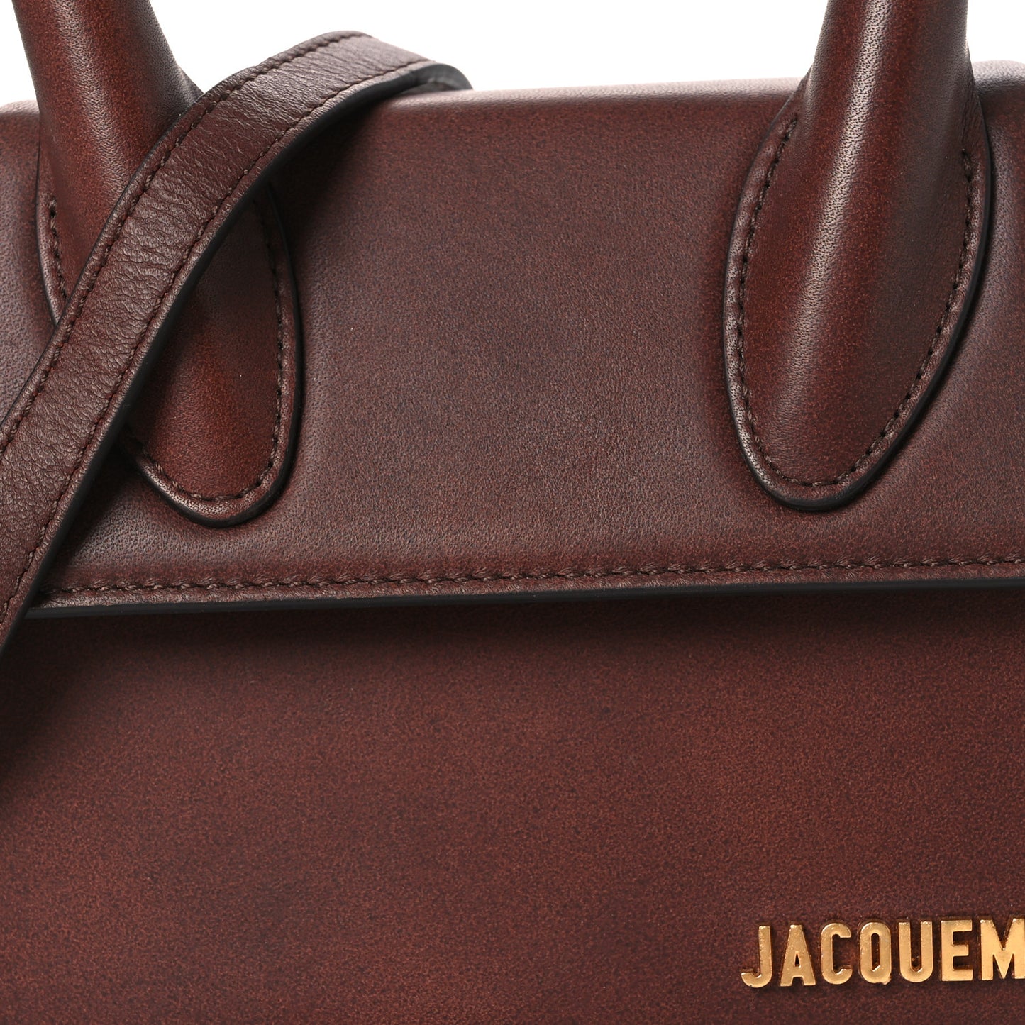 Smooth Calfskin Le Chiquito Moyen Dark Brown