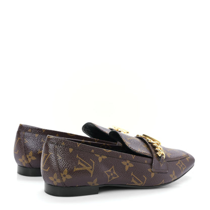 Louis Vuitton Monogram Upper Case Flat Loafer 38 4 of 8