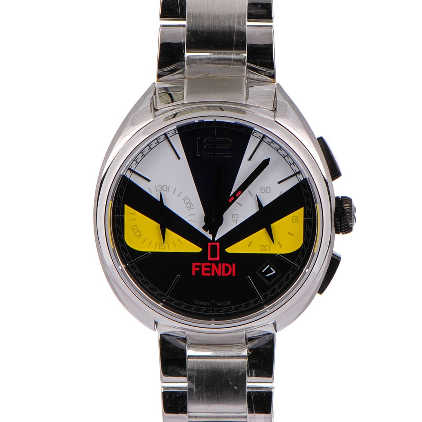 Stainless Steel 40mm Momento Monster Chronograph Quartz Watch