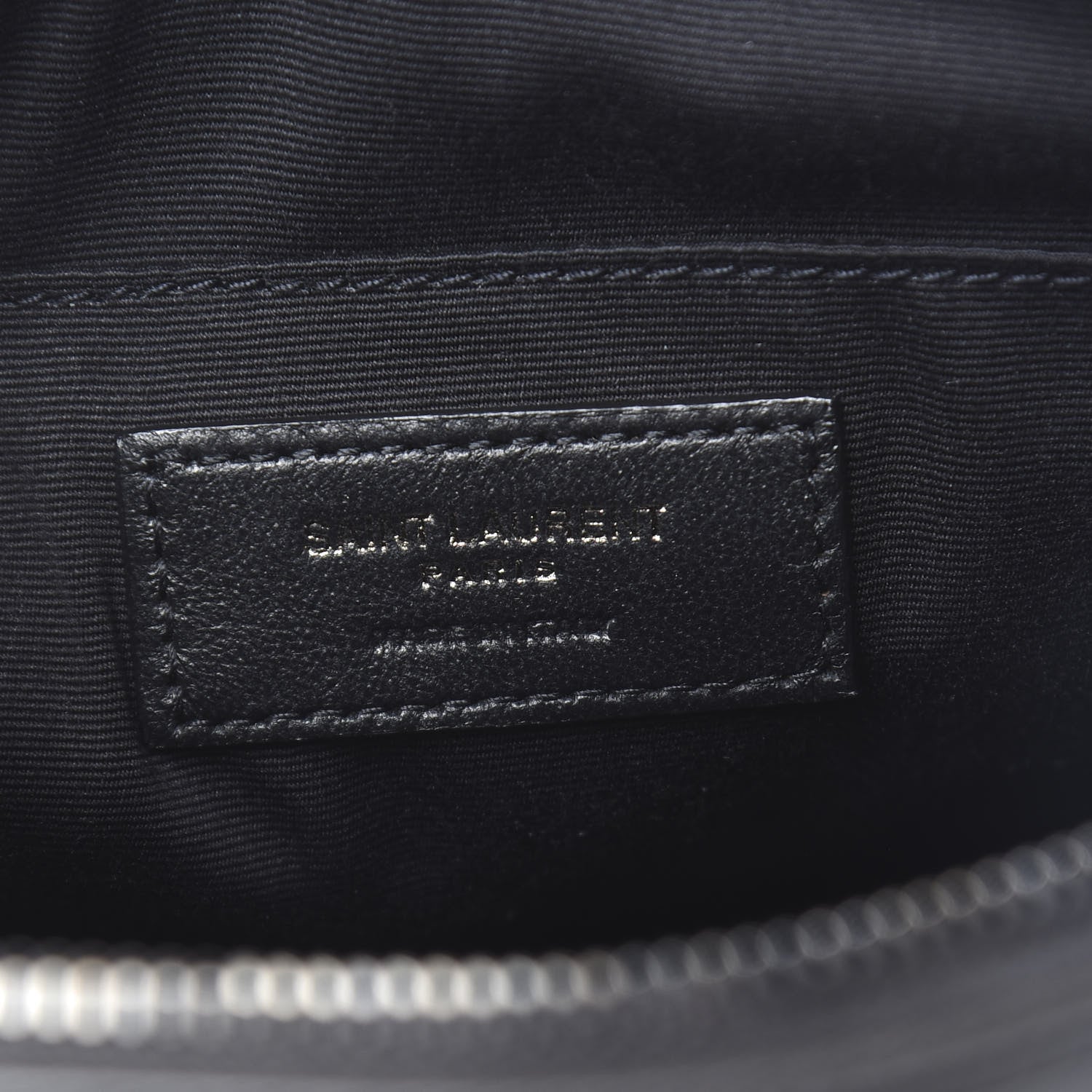 Saint Laurent Calfskin Matelasse Monogram Lou Camera Bag Pebble 6 of 9