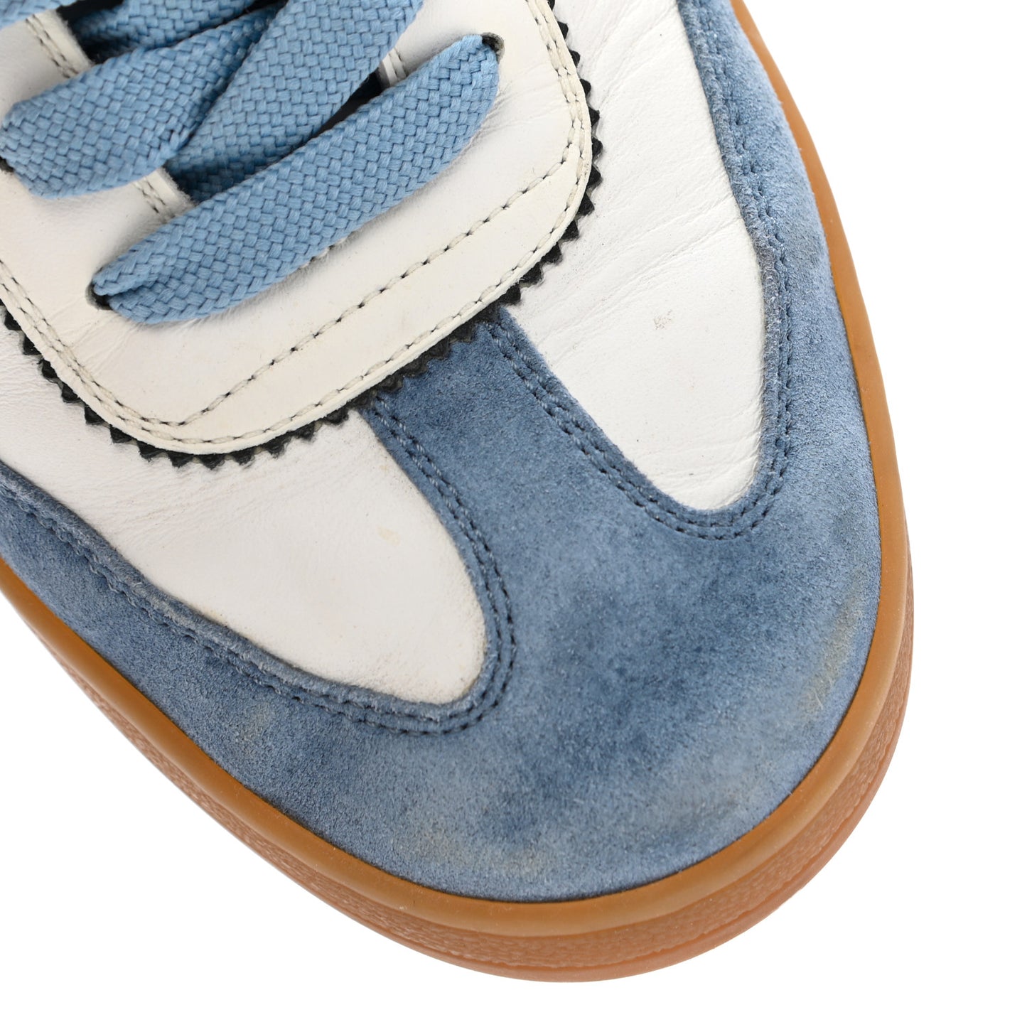 Calfskin Frontrow Sneakers 37.5 Blue