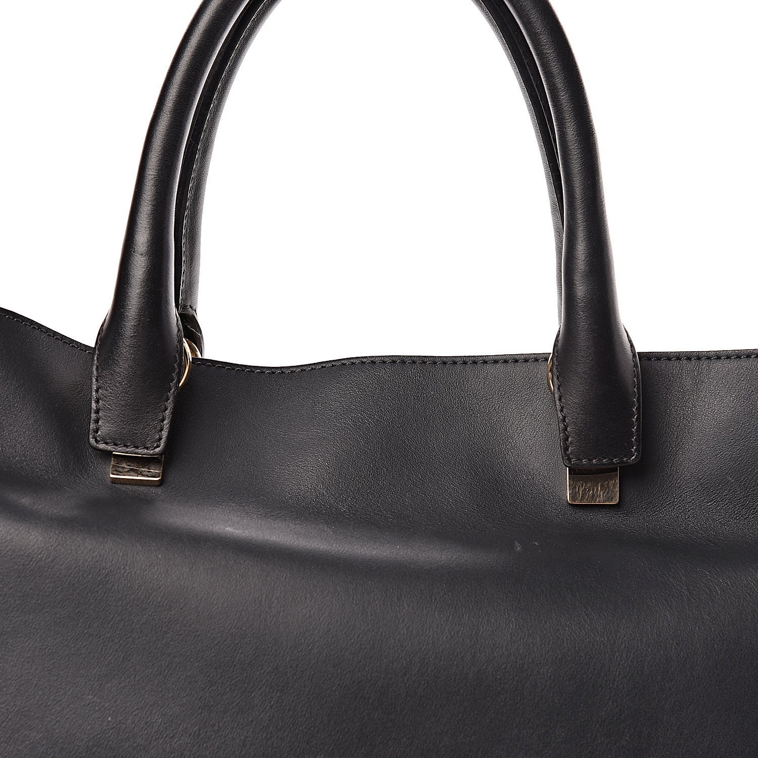 Chloe Smooth Calfskin Medium Baylee Two Tone Tote Marshmallow Grey Black 9 of 15