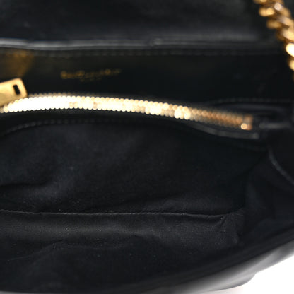 Saint Laurent Calfskin Y Quilted Monogram Small Loulou Chain Satchel Black 5 of 10