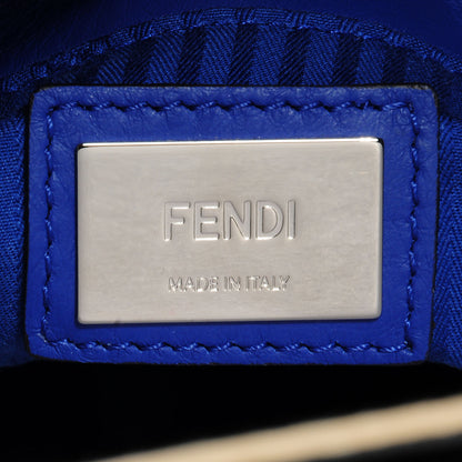 Fendi Vitello Elite Medium 2Jours Tote Blue Neon 7 of 11