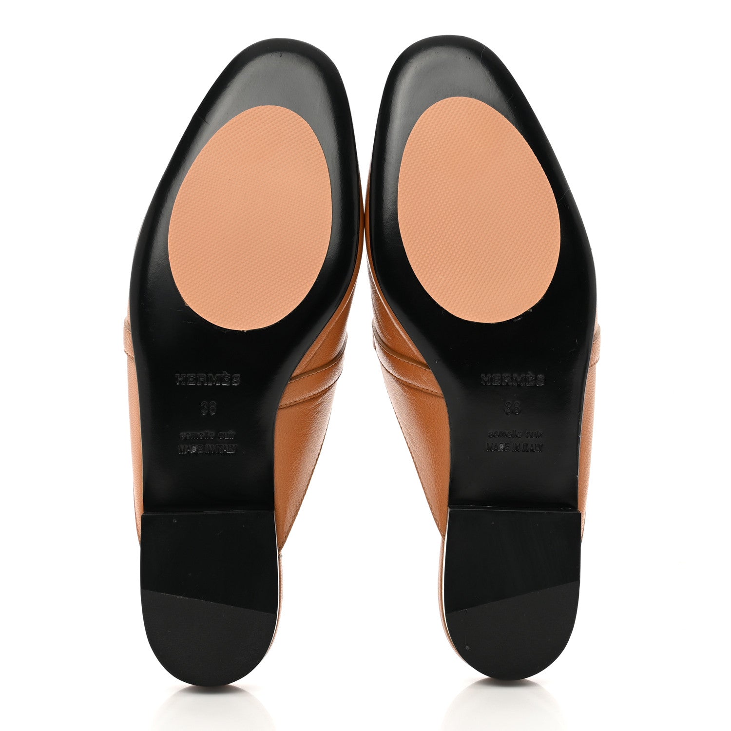 Hermes Heritage Calfskin Oz Mules 38 Natural 5 of 9
