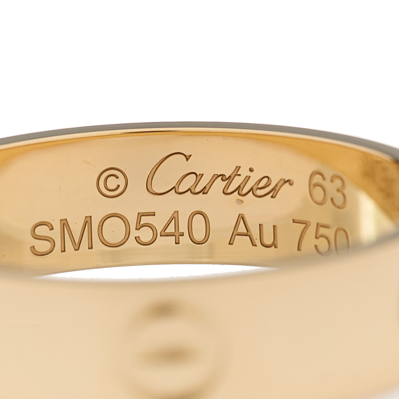 18K Yellow Gold 5.5mm LOVE Ring 63 10.25