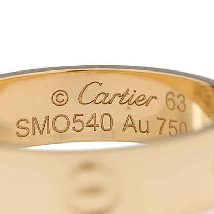 Cartier 18K Yellow Gold 5.5mm LOVE Ring 63 10.25 2 of 3