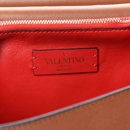 Valentino Garavani Grained Calfskin Rockstud Saddle Bag Selleria 6 of 9