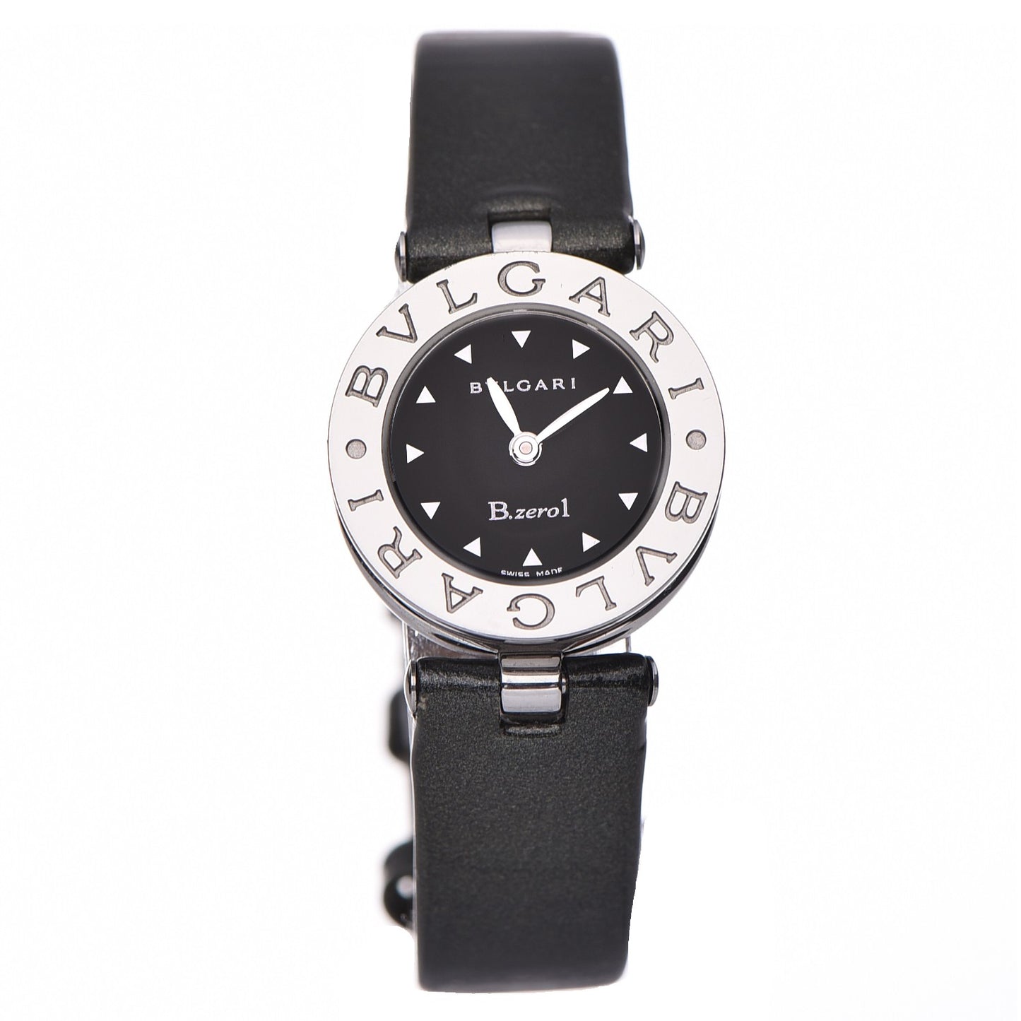 Stainless Steel Calfskin 22mm B.Zero1 Quartz Watch Black
