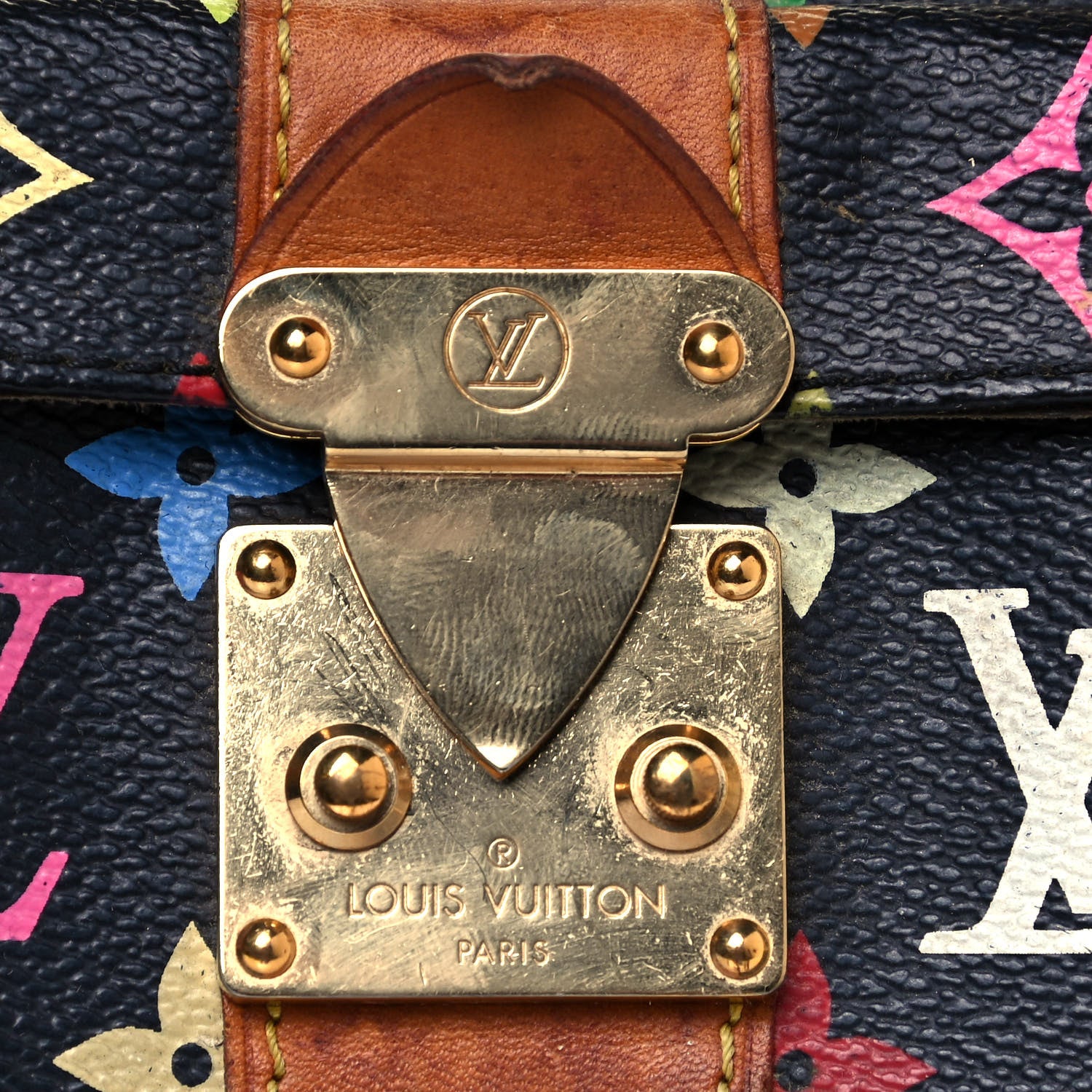 Louis Vuitton Monogram Multicolor Speedy 30 Black 8 of 12