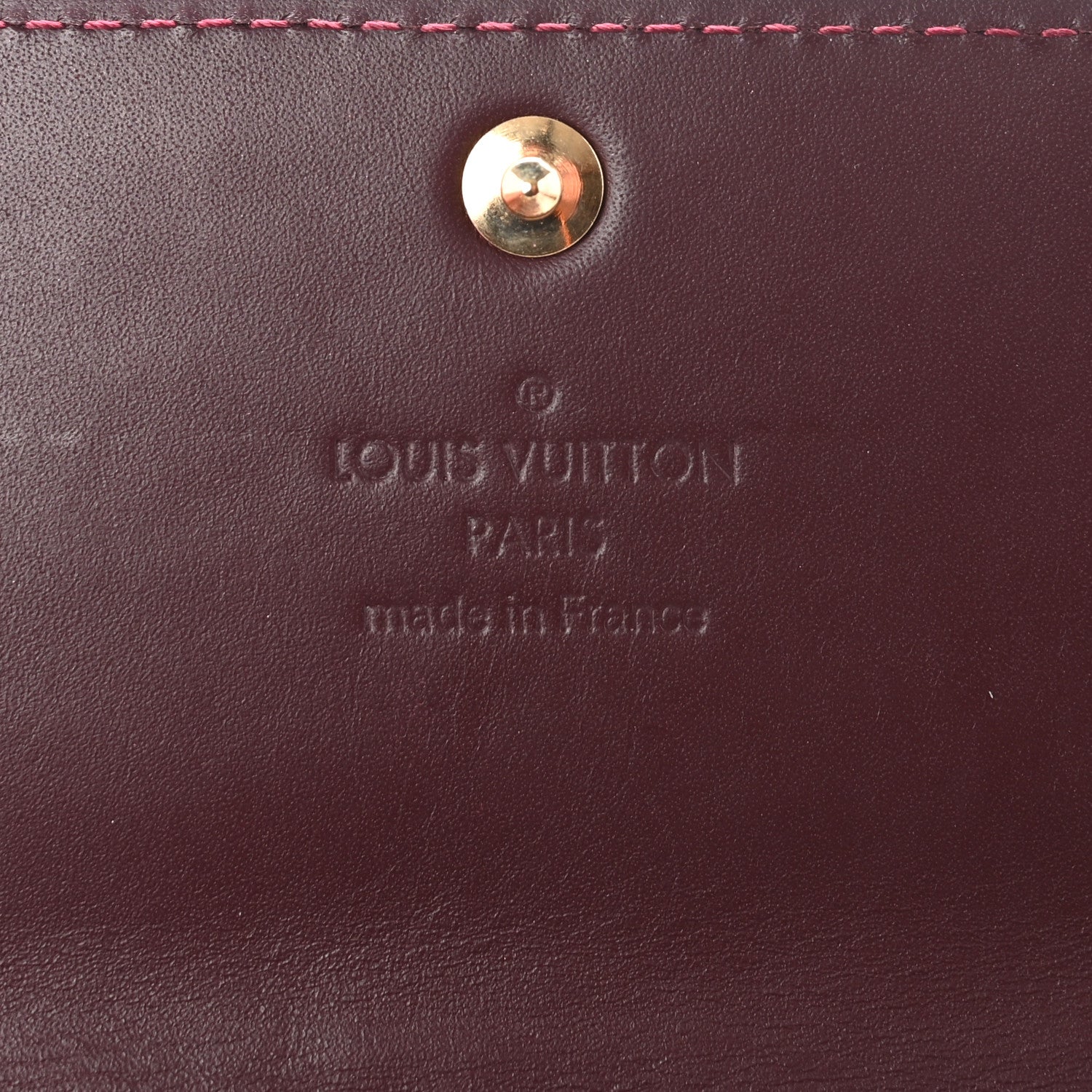 Louis Vuitton Vernis Sarah Wallet Rouge Fauviste 6 of 8