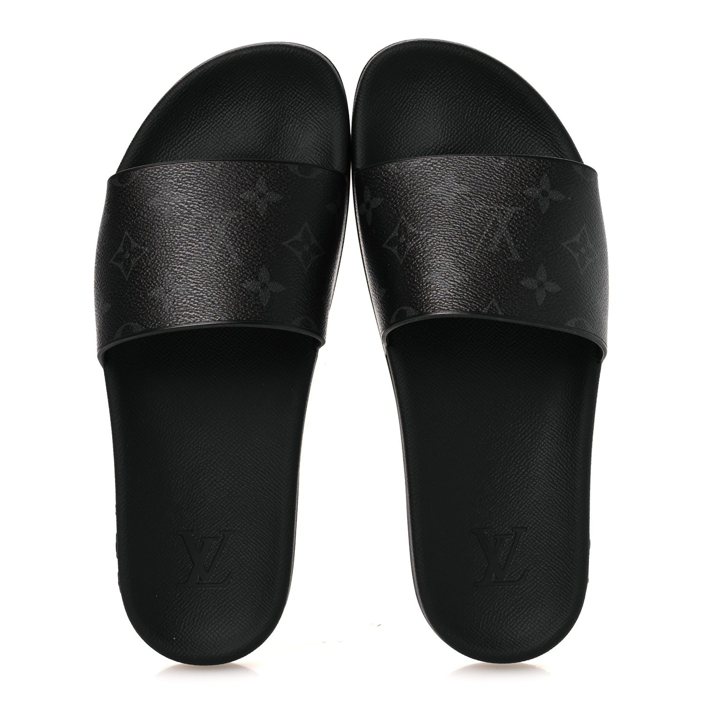 Monogram Eclipse Mens Waterfront Mules 7 Black