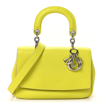 Christian Dior Bullcalf Mini Be Dior Flap Vert Acide 1 of 9