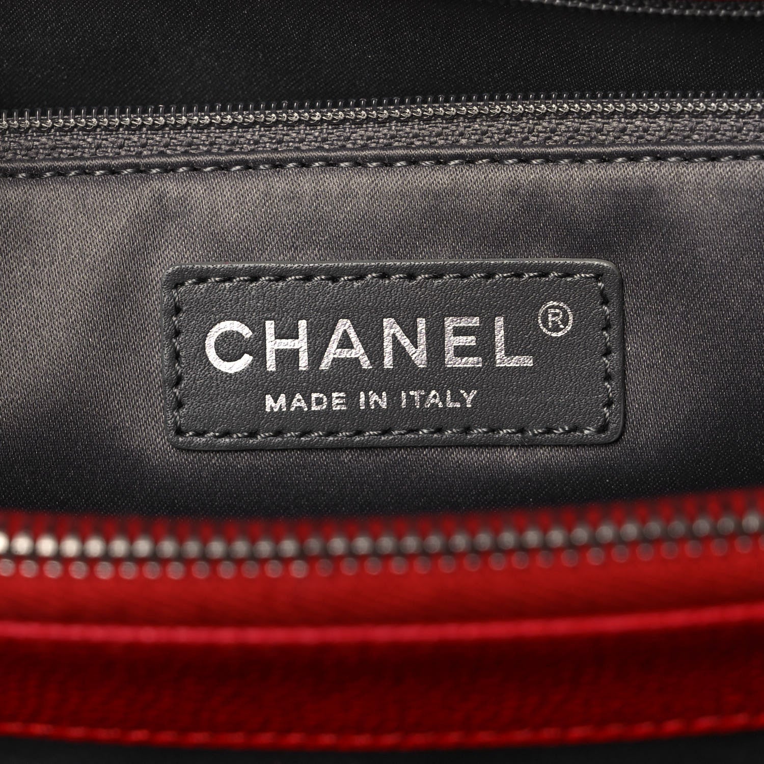 Chanel Caviar Quilted Grand Shopping Tote GST Red 6 of 11