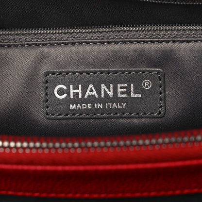 Chanel Caviar Quilted Grand Shopping Tote GST Red 6 of 11