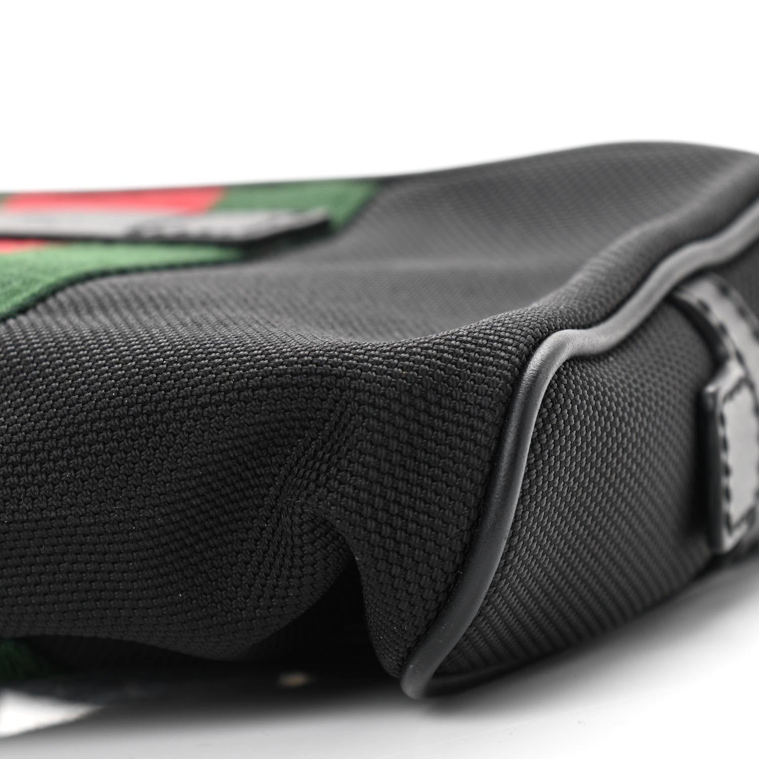 Gucci Canvas Web Slim Belt Bag Black 10 of 10