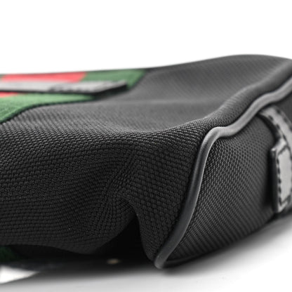 Gucci Canvas Web Slim Belt Bag Black 10 of 10