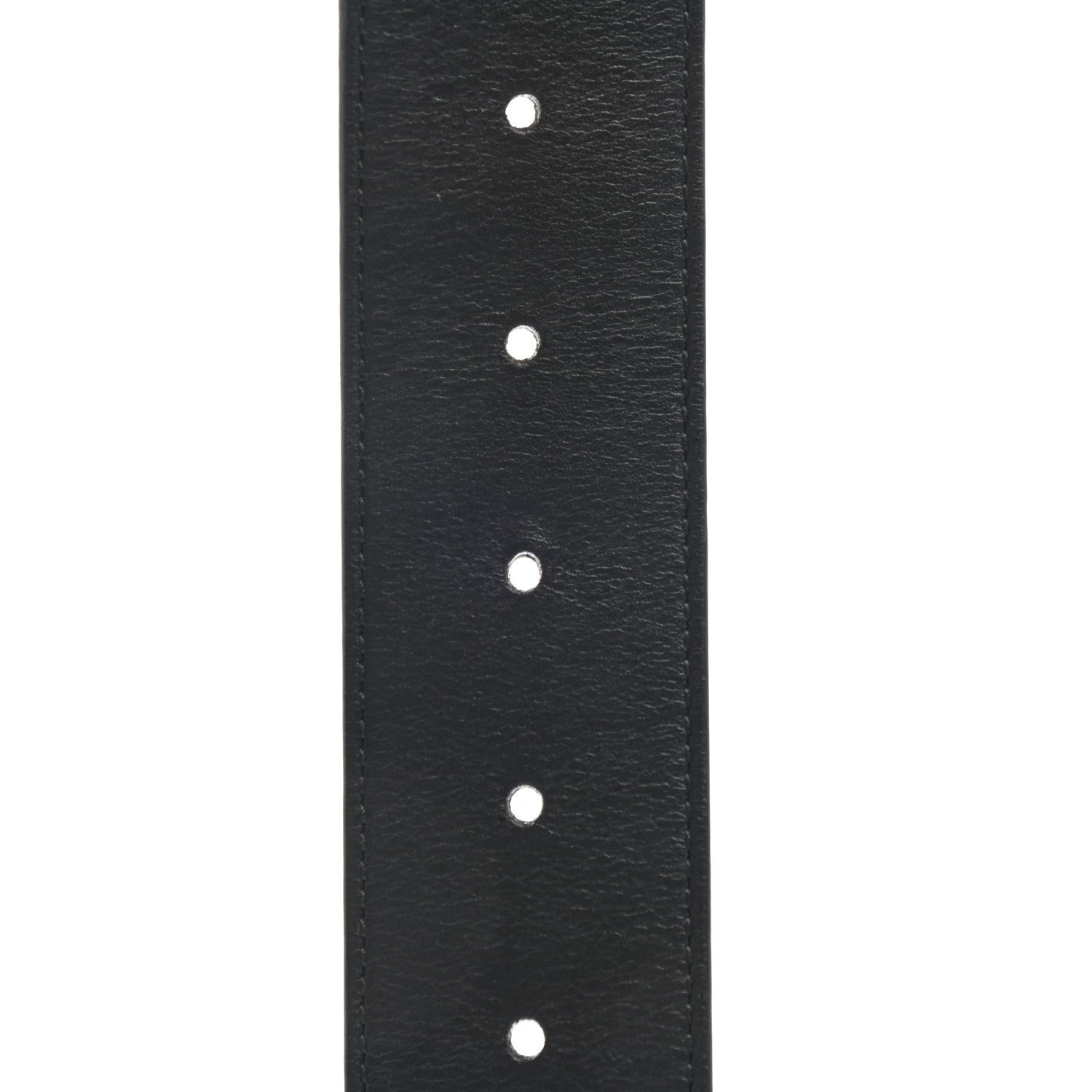 Gucci Moon Calfskin Pearl Double G 40mm Belt 80 32 Black Cream 3 of 6