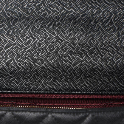 Chanel Caviar Quilted Small Coco Handle Flap Black 10 of 14
