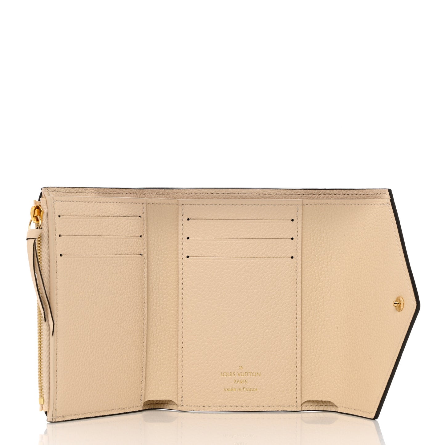 Empreinte Monogram Giant Victorine Wallet Creme Bois De Rose