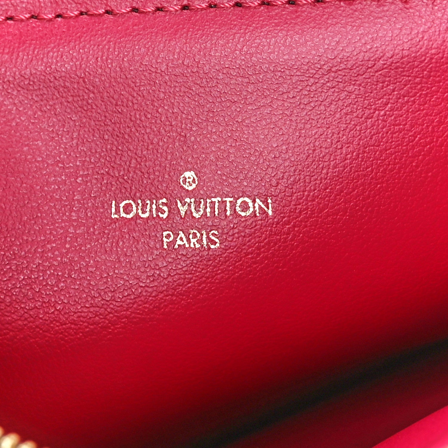 Louis Vuitton Monogram Pochette Felicie Chain Wallet Fuchsia 14 of 17