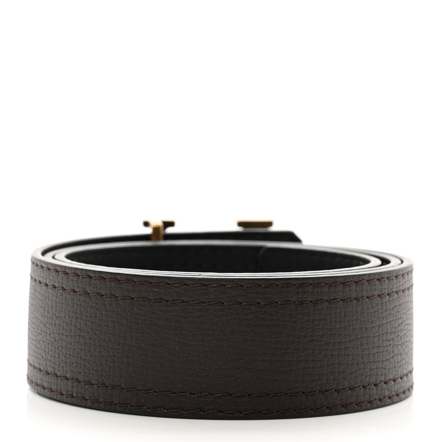 Louis Vuitton Utah LV Initiales Belt 85 34 Brown 2 of 5