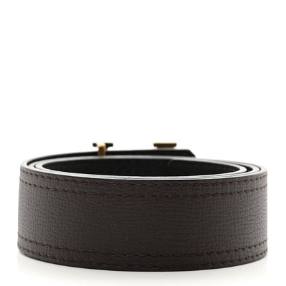 Louis Vuitton Utah LV Initiales Belt 85 34 Brown 2 of 5