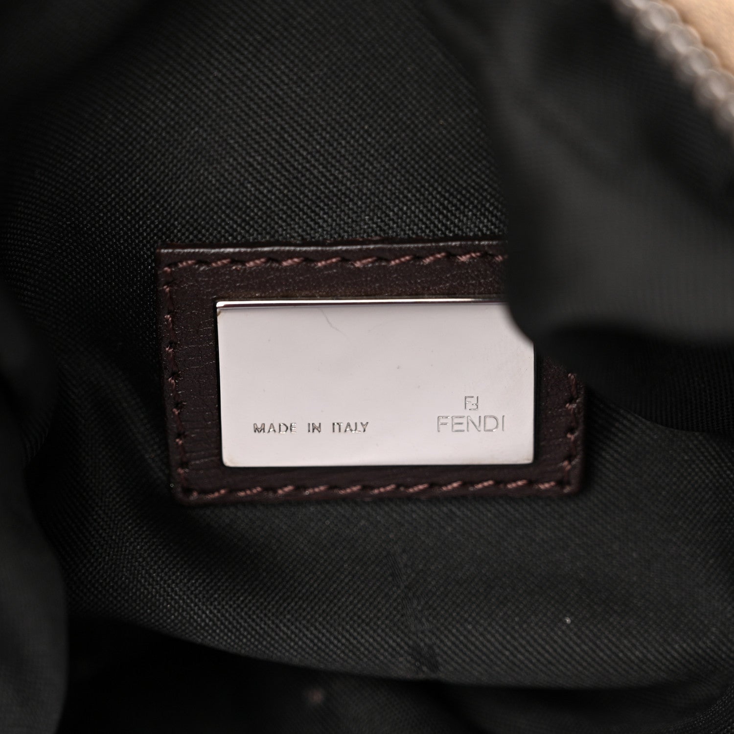 Fendi Canvas Tiger Print Oyster Brown 6 of 13