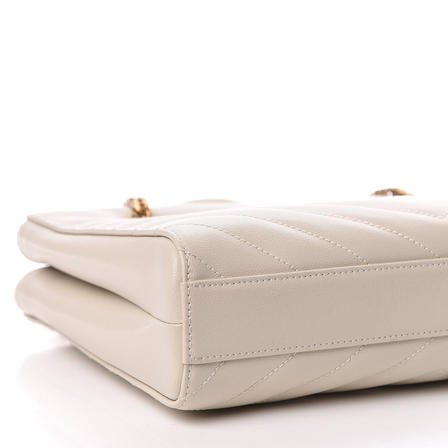 Grain De Poudre Matelasse Chevron Small Tribeca Shopping Bag
