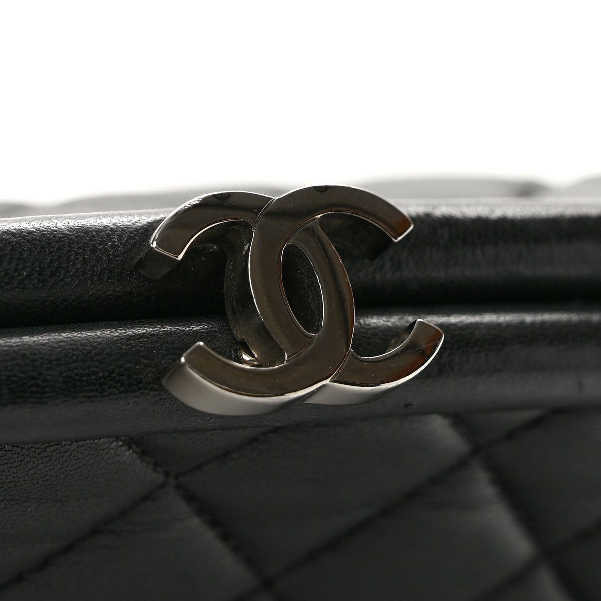 Lambskin Quilted Timeless Clutch Black
