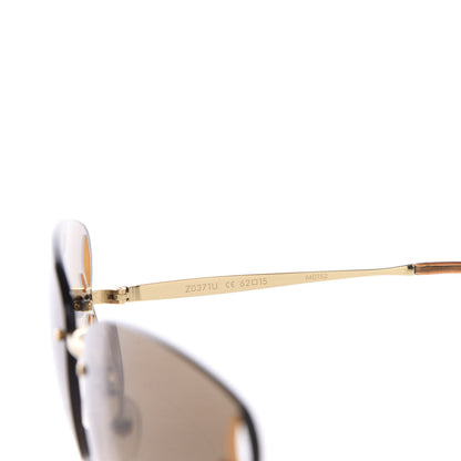 Louis Vuitton Lily Sunglasses Z0371U Brown Glitter 6 of 9
