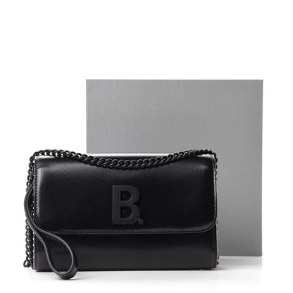 Balenciaga Smooth Calfskin B Continental Chain Bag Black 10 of 10