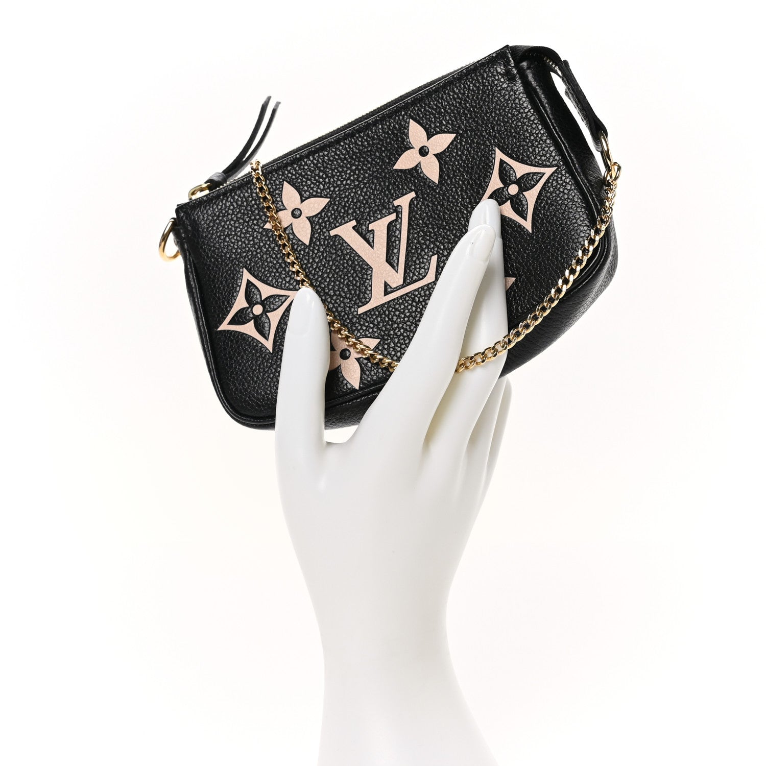 Louis Vuitton Empreinte Monogram Giant Mini Pochette Accessories Black 2 of 10