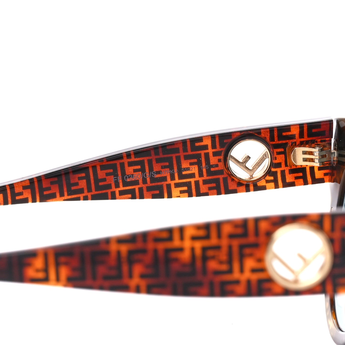 Acetate F is Fendi Cat Eye Sunglasses FF 0360/S Tortoise
