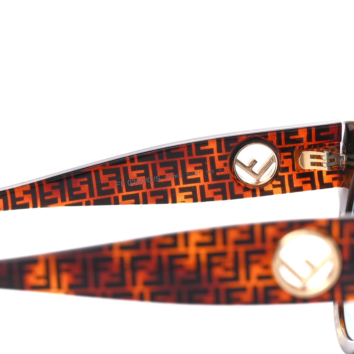 Fendi Acetate F is Fendi Cat Eye Sunglasses FF 0360/S Tortoise 5 of 7