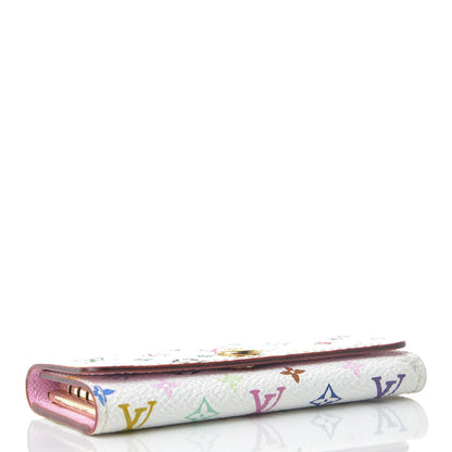 Louis Vuitton Monogram Multicolor Multicles 4 Key Holder White Litchi 3 of 10