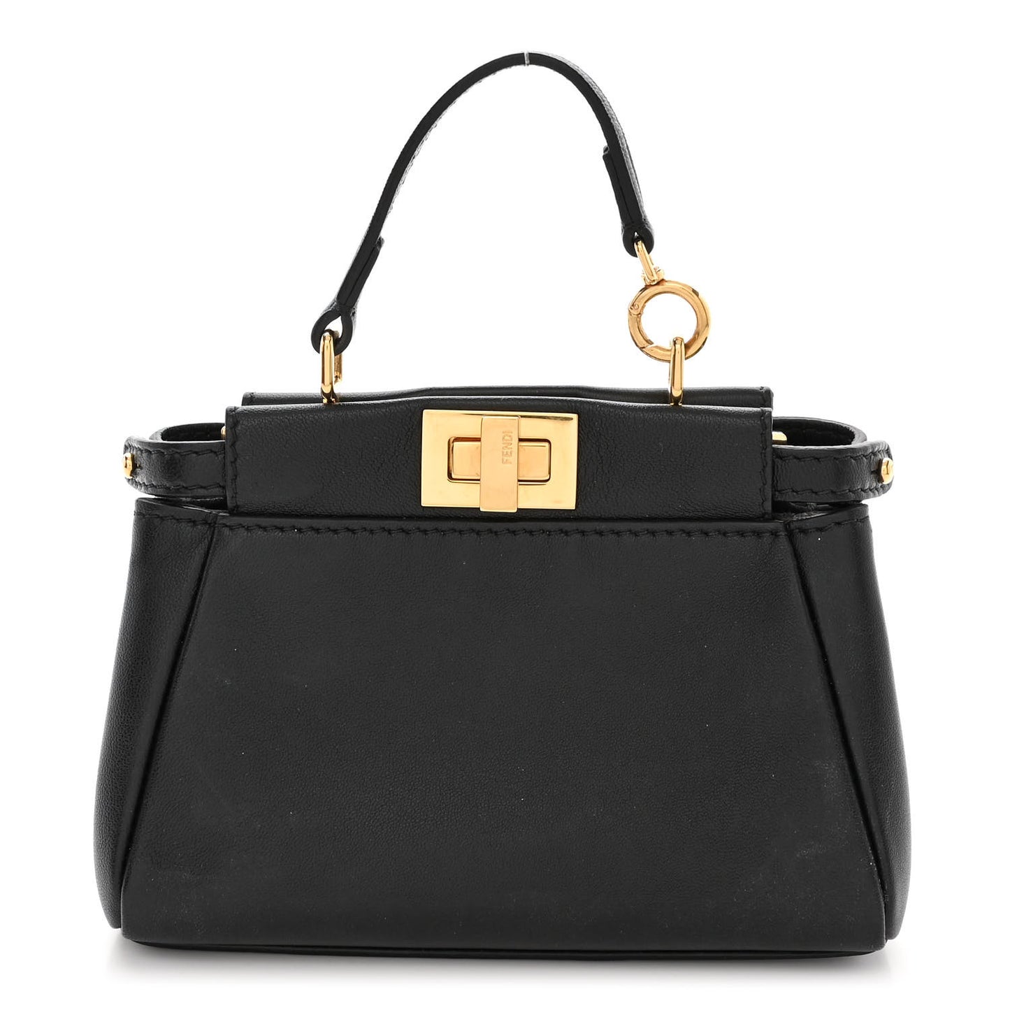 Nappa Micro Peekaboo Iconic Satchel Black