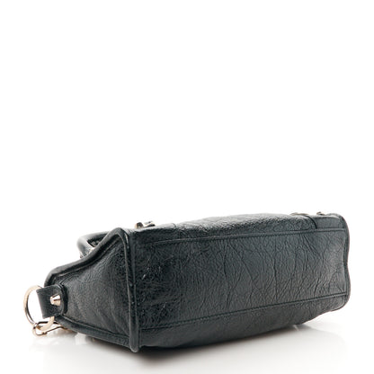 Balenciaga Agneau Classic Silver Hardware Mini City Black 5 of 11