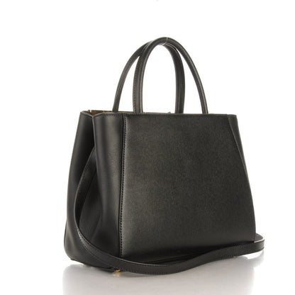 Fendi Vitello Elite Petite 2Jours Tote Black 3 of 7