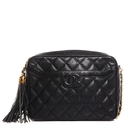 Chanel Caviar Quilted Camera Case Black 1 of 8