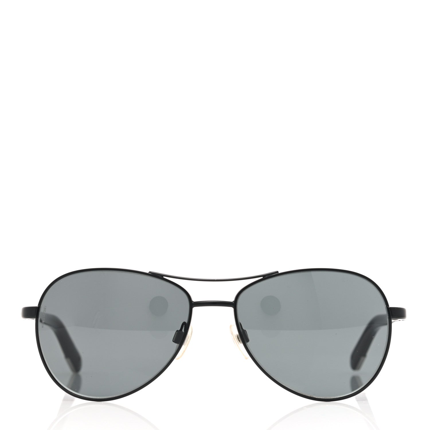 Chanel Metal Aviator CC Sunglasses 4201 Black 2 of 7